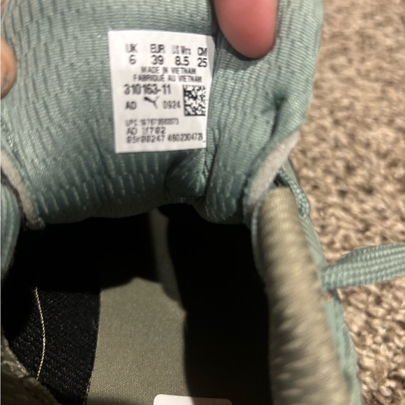 PUMA Women's Aqua and Black Sneakers - Picture 4 of 4